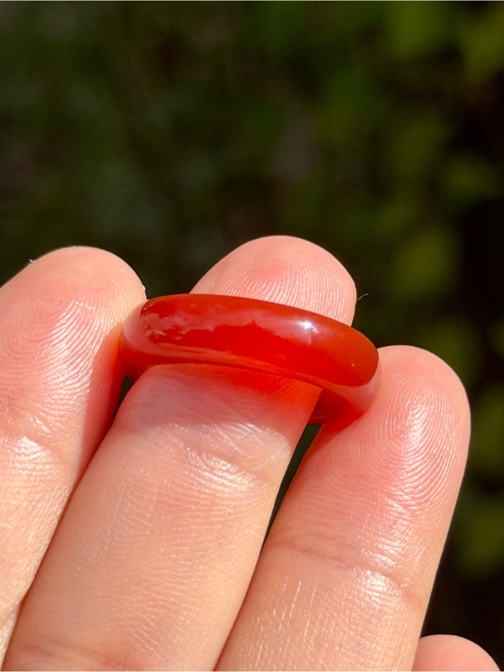 SIZE 6.5 Red Carnelian Ring 2624